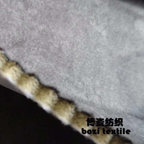 Микро замша ткань скреплена с губкой ламинированная ткань для сумки