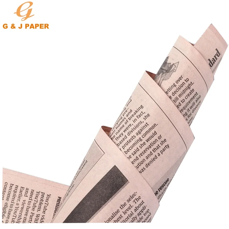 
China Manufacturer Blank Plain Newsprint Sheets Packing 