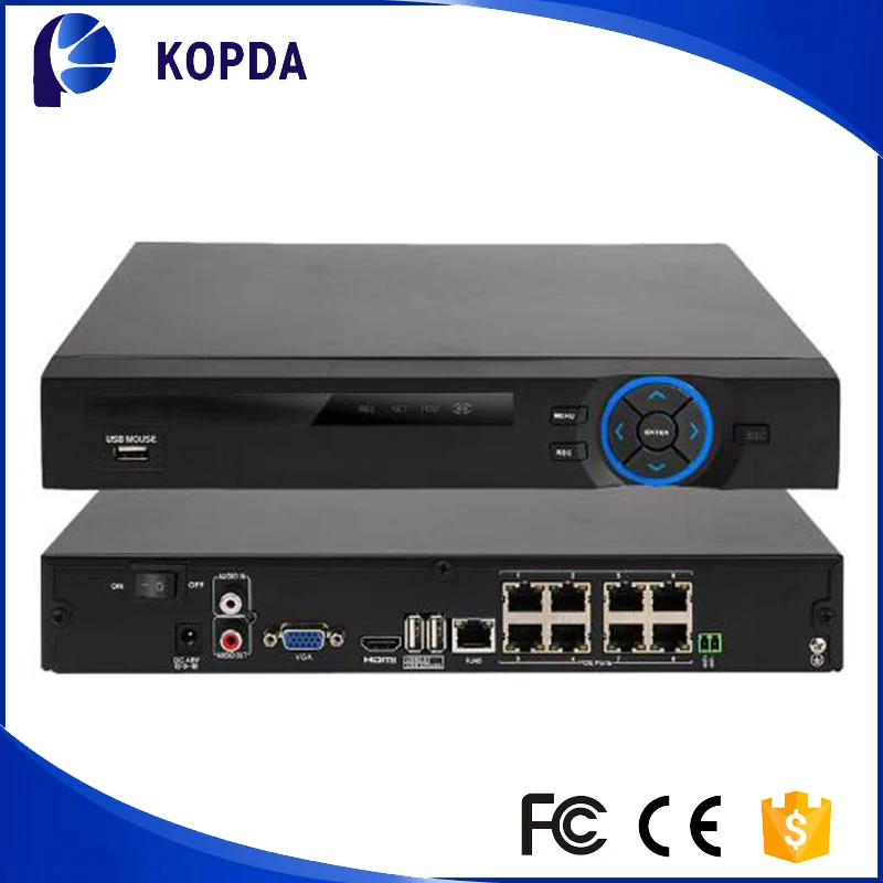 Genuine 48V 8CH 1080P POE NVR DVR CCTV System XMEYE