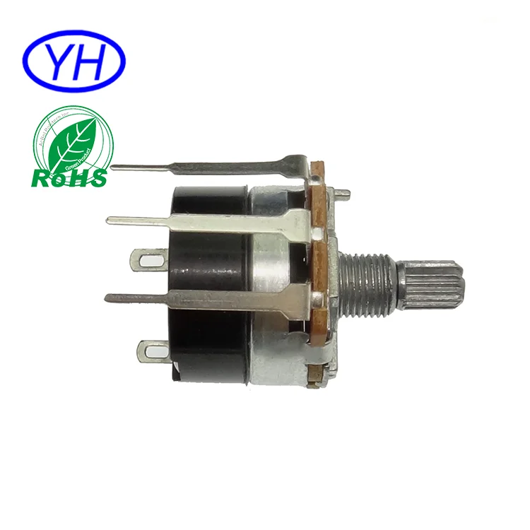 B504k 100K dimmer potentiometer with push switch