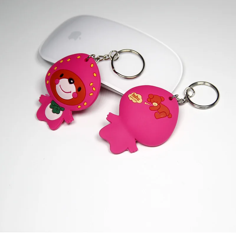 Low Frequency Customized Waterproof Silicone T5577 rfid tags key fob security