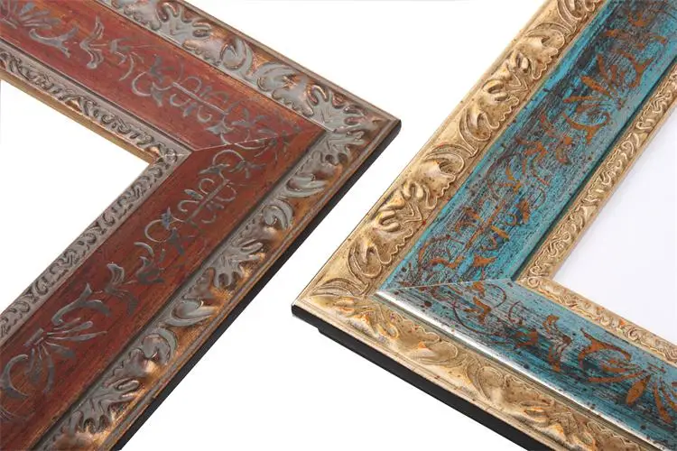 Antique Looking Wall Hanging Photo Frame Moulding Wholesale PS Photo Frame Strips Customizable