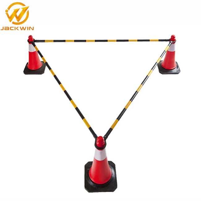 Wholesale Price 2-3 M Plastic Traffic Cone Bar Collapsible Parking Pole