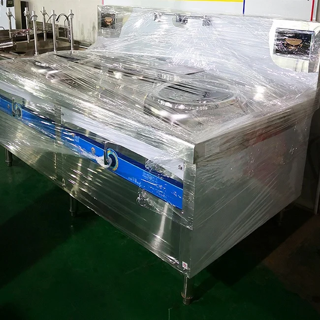 Restaurant kitchen cooking appliance high power double head stove commercial induction cooker