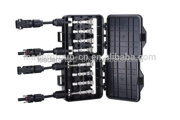 TUV Approved IP65 Waterproof 4 Rails 3 Diode Junction Box with Solar  Connector and Solar Cable Suitable for Solar Panel Solar