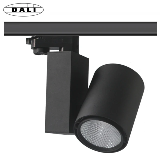 Dimmable DALI Dimming 20W 30W 40W LED Track Light Spotlight For Hotel Supermarket
