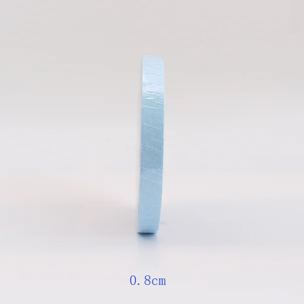 
Paypal acceptable 0.8*36 yard blue tape roll glue adhesive tape for tape hair extension 