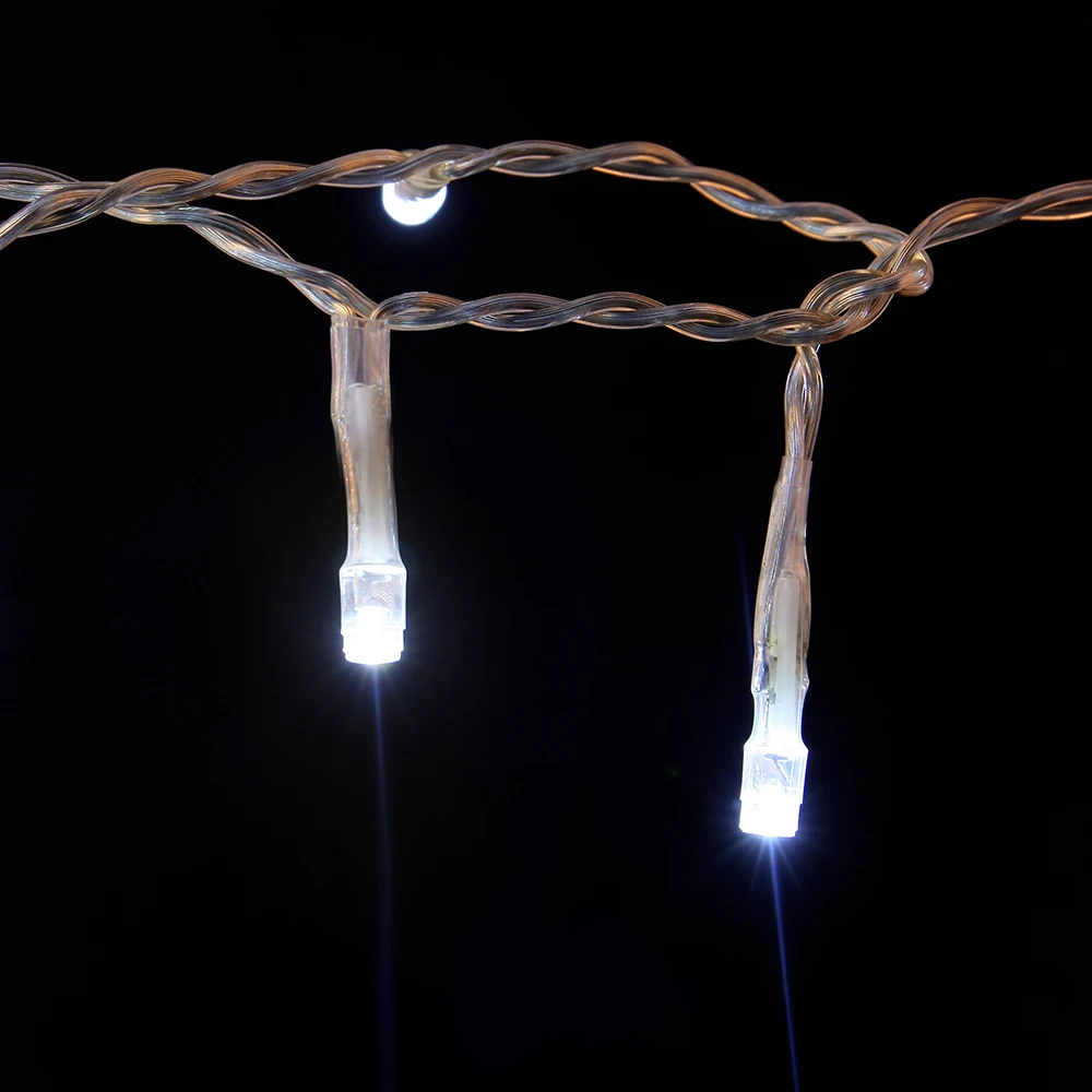 Рождество rgb led падающий снег сосулька свет шнура