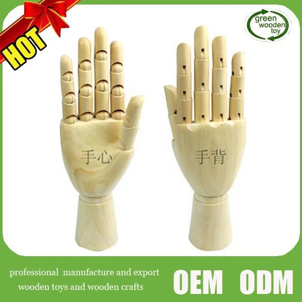
Flexible Manikin Artist Wooden Hand Model 