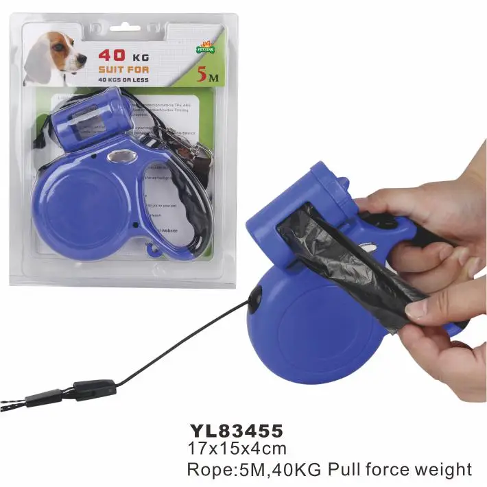 Горячие продажи регулируемый Оптовая выдвижной поводок собаки