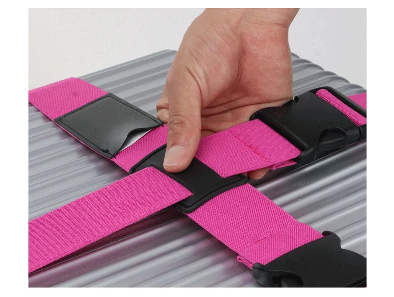 Customized  silk screen printed Travel Luggage Straps