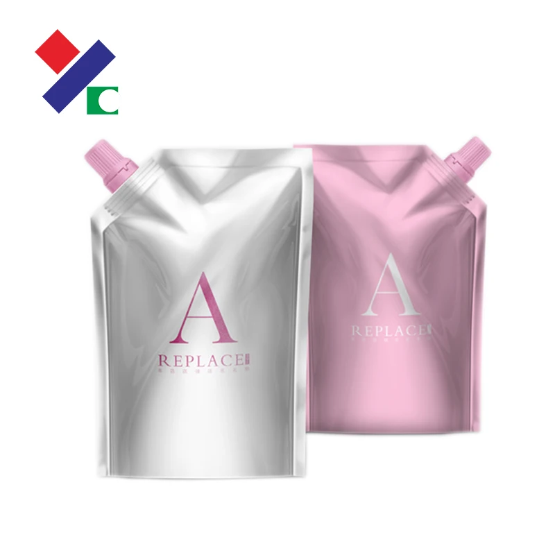 Professional design custom standing plastic spout pouch packaging for chilli sauce