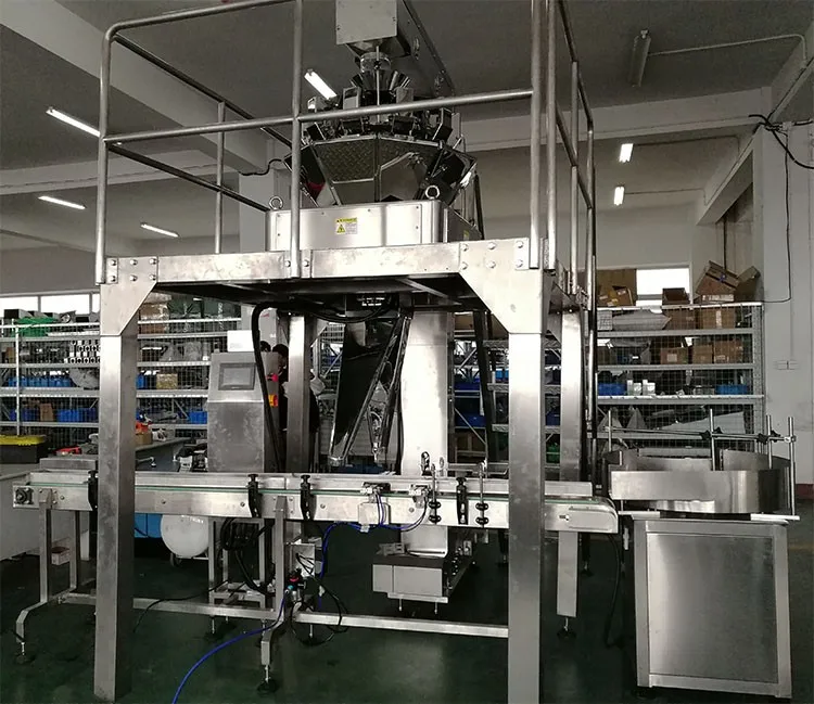  Автоматическая упаковочная машина для упаковки попкорна фруктов пластиковых