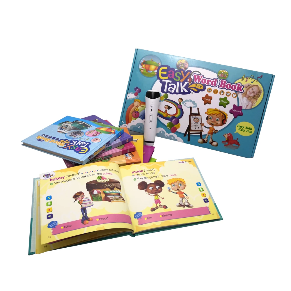 Kids English Words Dictionary Talking Pen Reading Pen Speaking Pen Books