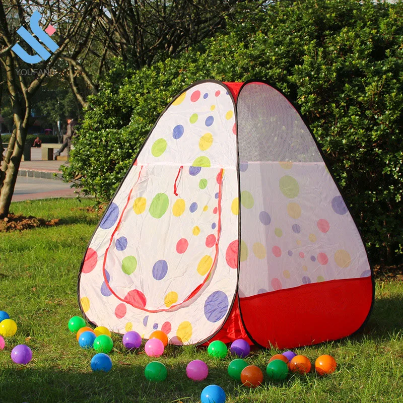 YF-W1119 portable baby play house pop up tepee tent kids outdoor camping set ocean ball play house children play tent