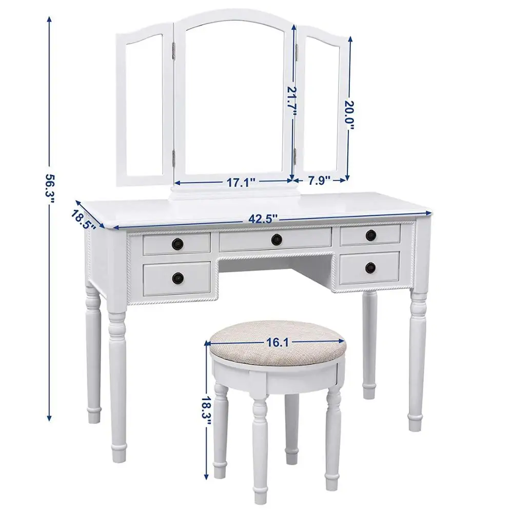 Туалетный столик зеркальная мебель