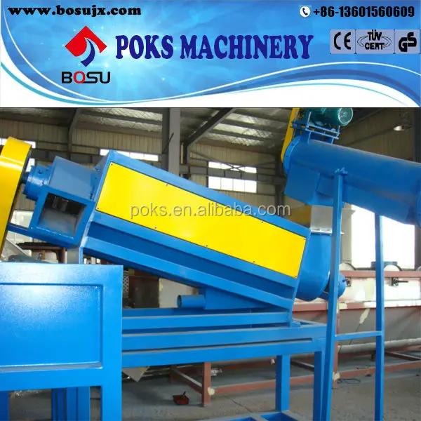 pet friction washer in washing recycling line