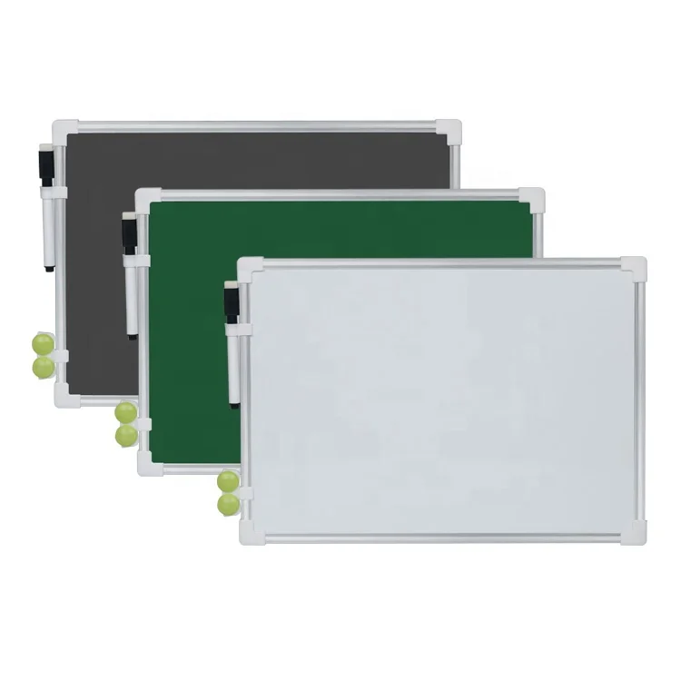 Thin Aluminum Framed Double sided  Magnetic   Small A4 Whiteboard