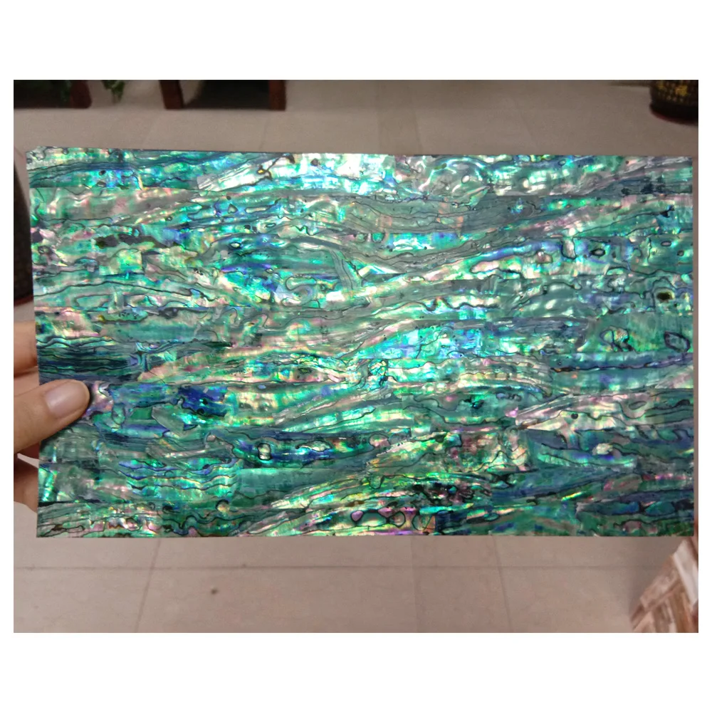 
beautiful shining Paua Seashell Laminates Sheets natural abalone puau mother of pearl wall tile 