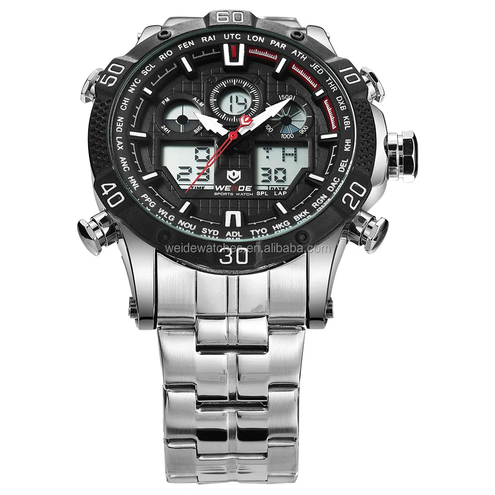 
Weide WH6901-1C Men Stainless Steel Original New Design Multifunction Innovative Product Sport Best Selling In Europe Watch 