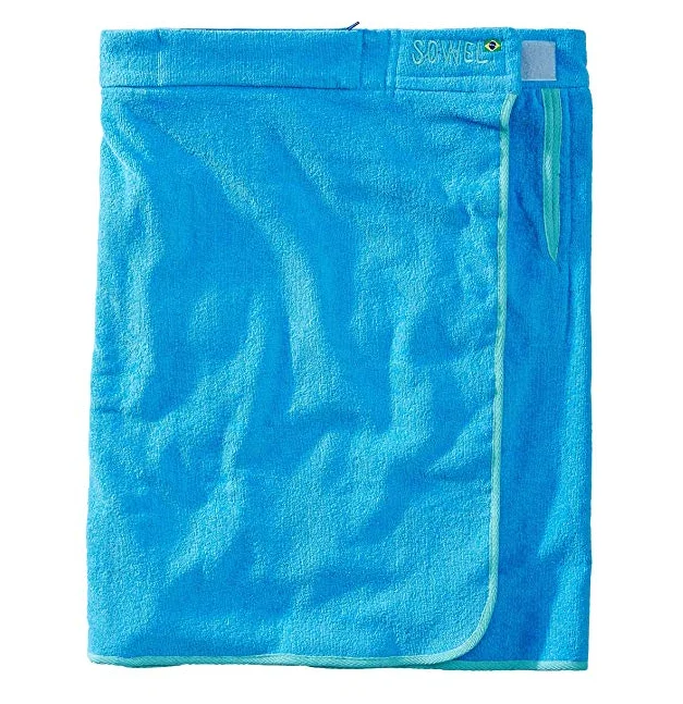 Wholesale 100% Cotton Terry velour  Wearable Bath Skirt  for Men swimming pool   spa  Bath Towels Wrap Shower