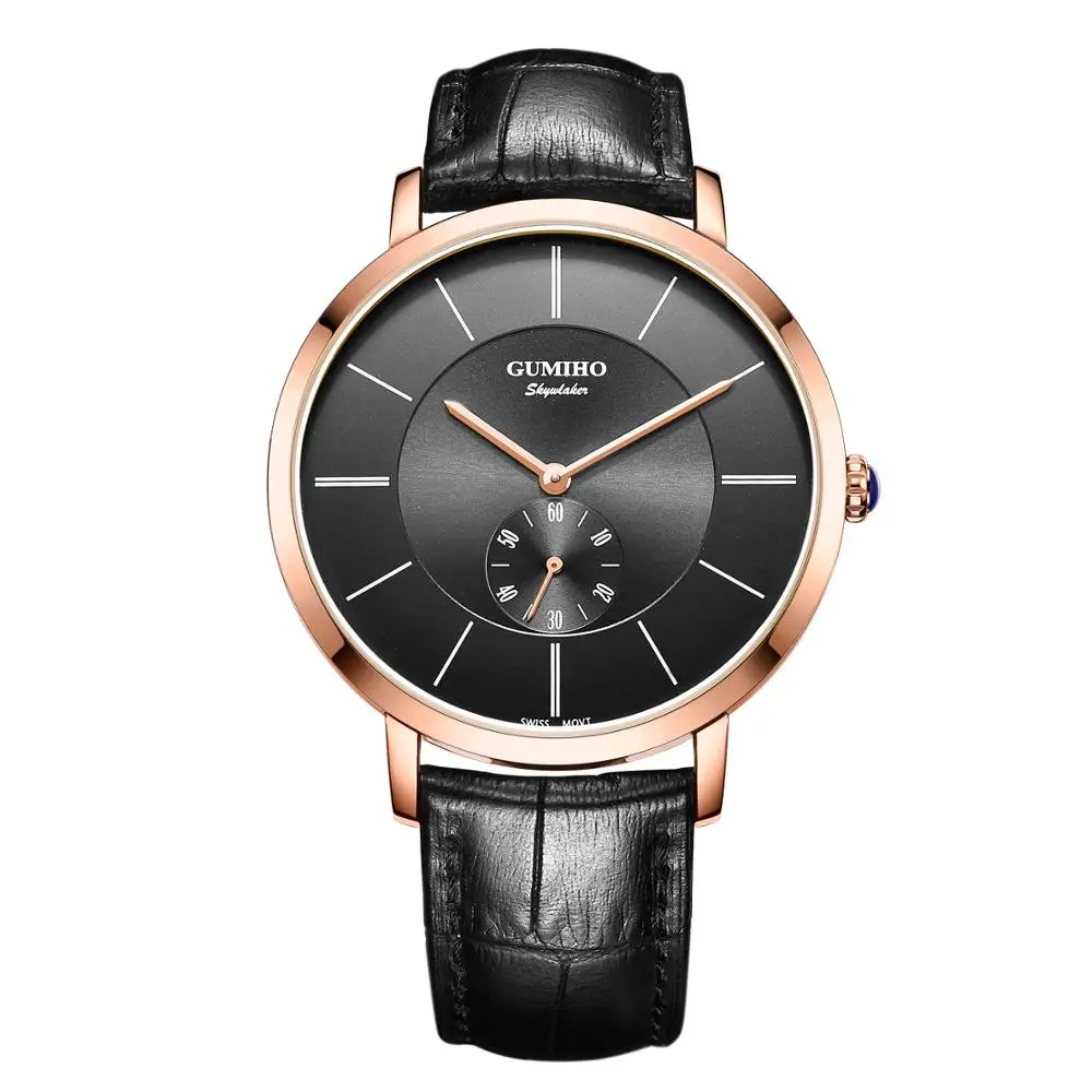 china factory watch leather watch simple fashion timepiece for man