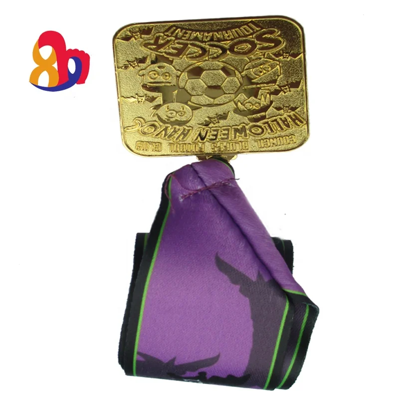 Manufacturer Complete set of custom 3D gold, silver and bronze Zinc Alloy Metal Medalla football awards medals