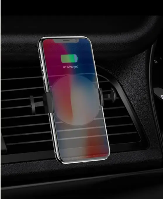 
Car Holder Portable Fast Powerbank Car Phone Holder With Wireless Charging 