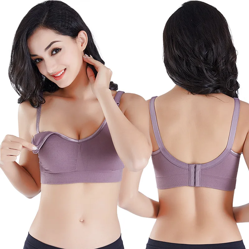 Бесшовные бюстгальтеры для грудного вскармливания с высокой эластичностью и регулируемой шириной