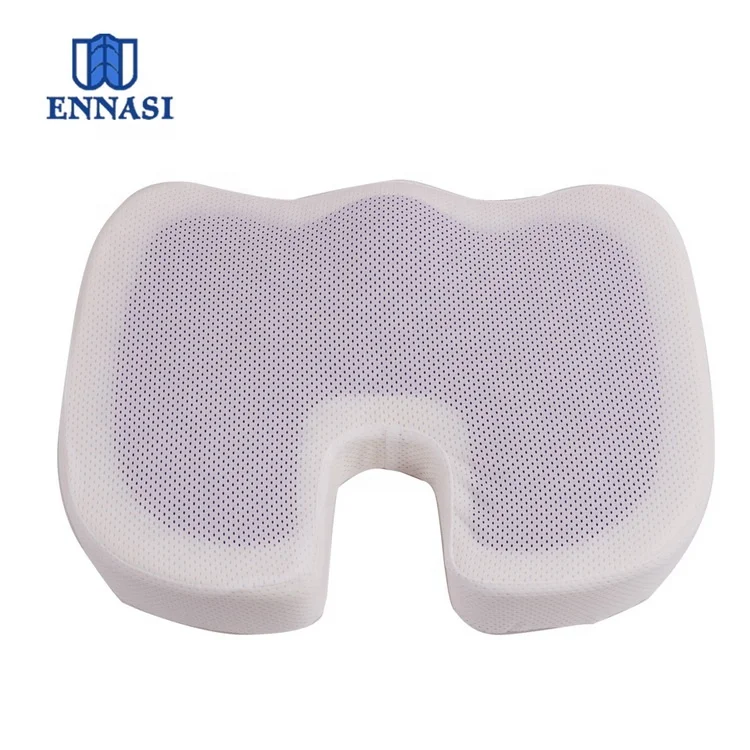 Summer Office Chair Orthopedic Memory Foam Cooling Gel Seat Cushion