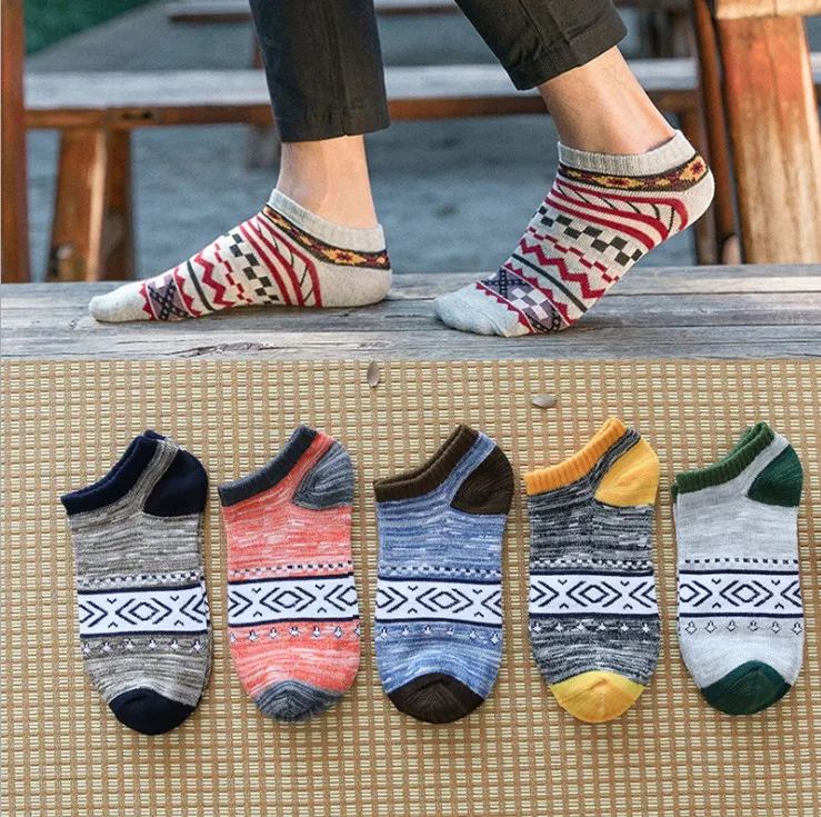 
UP GRADE summer cotton Fashion Cheap breathable ankle Men Wholesale Socks 