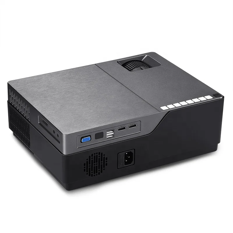 AUN Full HD Projector M18, 1920x1080P Resolution. 3D Beamer Home Theater, Video Game