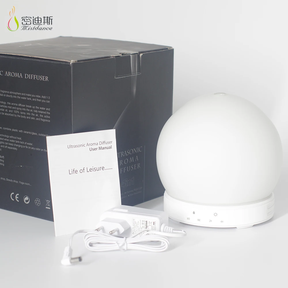 Стекло светодиодный шар тумана воды увлажнитель для личного пользования 7 видов цветов светодиодные фонари мини офисный генератор с воздушным охлаждением мощностью в туман увлажнитель для ароматерапии