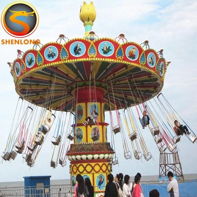 Самая привлекательная семейная игра парк развлечений 36 мест летающий стул аттракционы на продажу