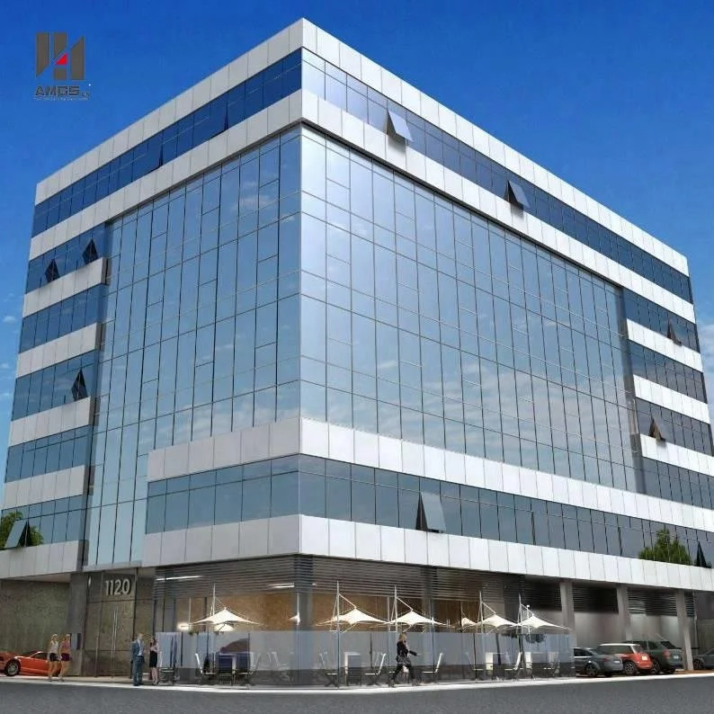 
Mirror glass curtain wall detail dwg price per m2 