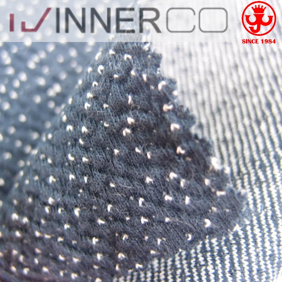 Cotton Polyester Spandex Jacquard  Knit Fabric