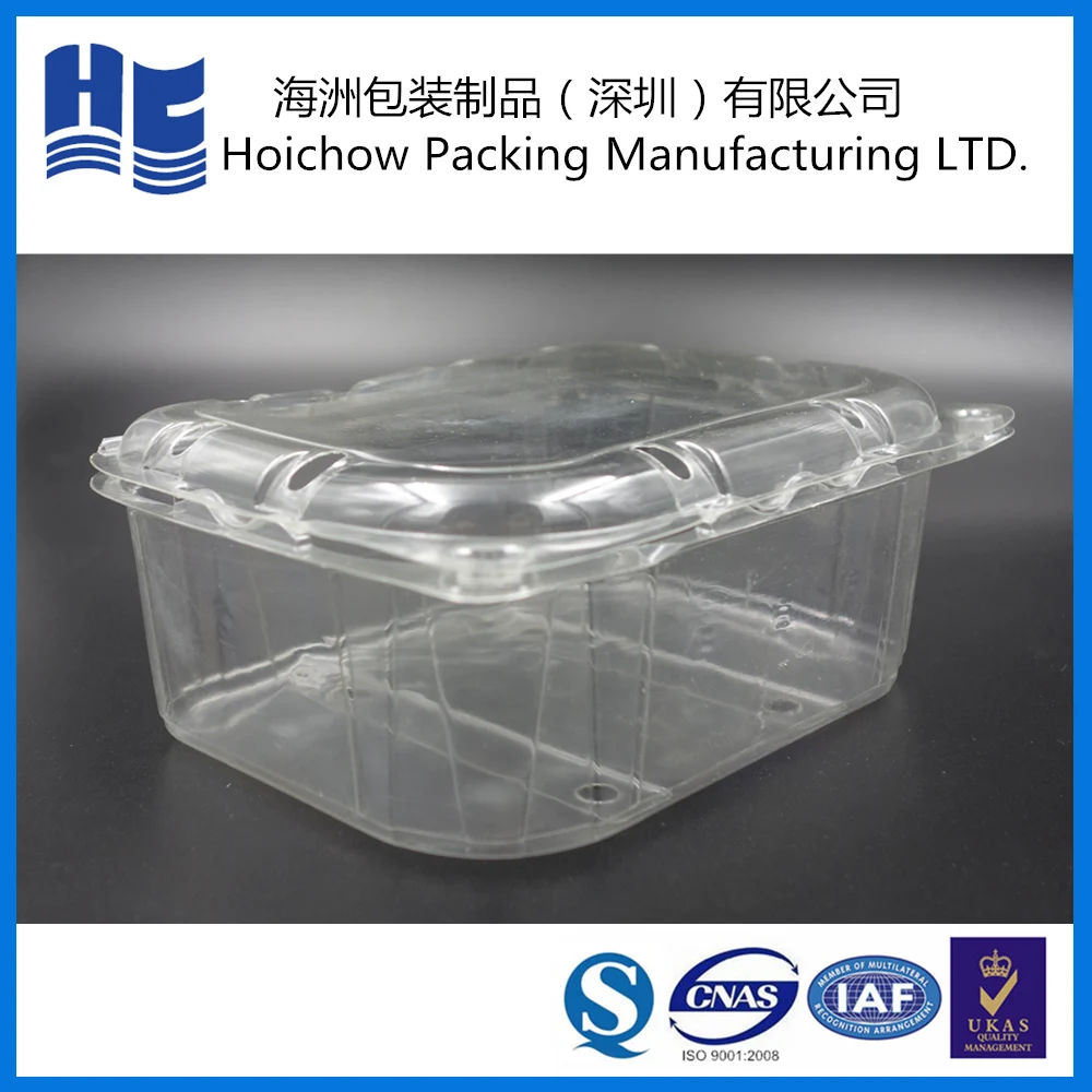 PET Clear Plastic Blister Fruit Strawberry Blueberry Packing Container Box