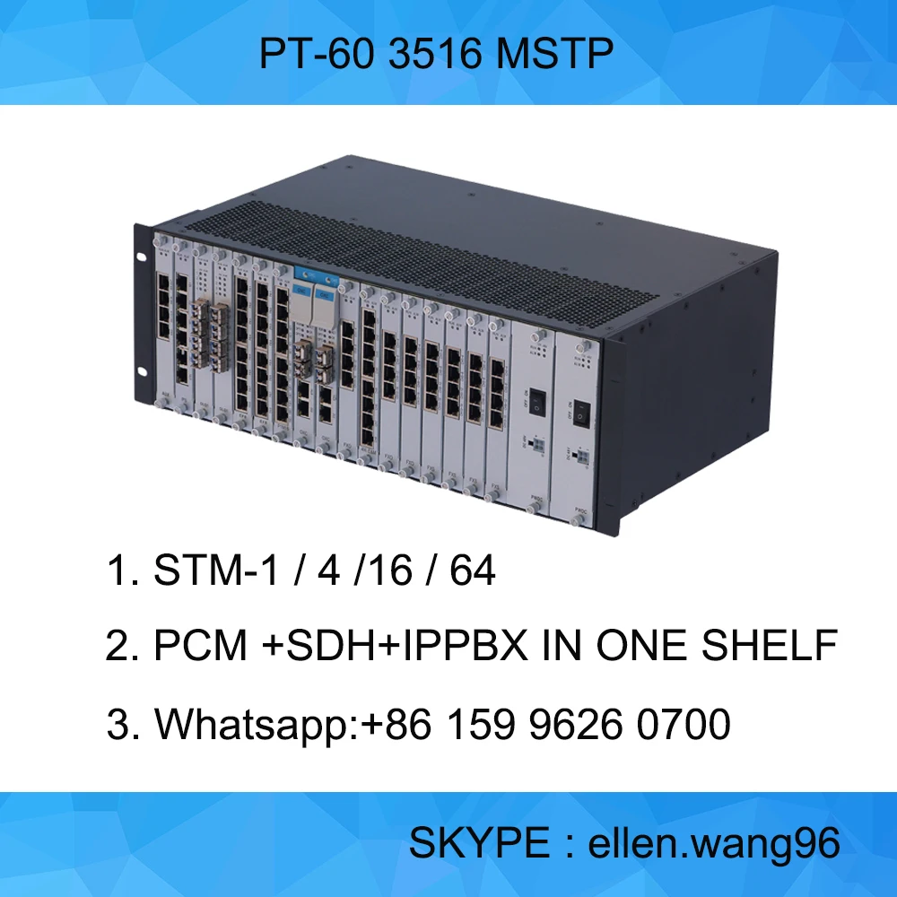 
MSTP transmission equipment PCM and SDH fiber optical mux 