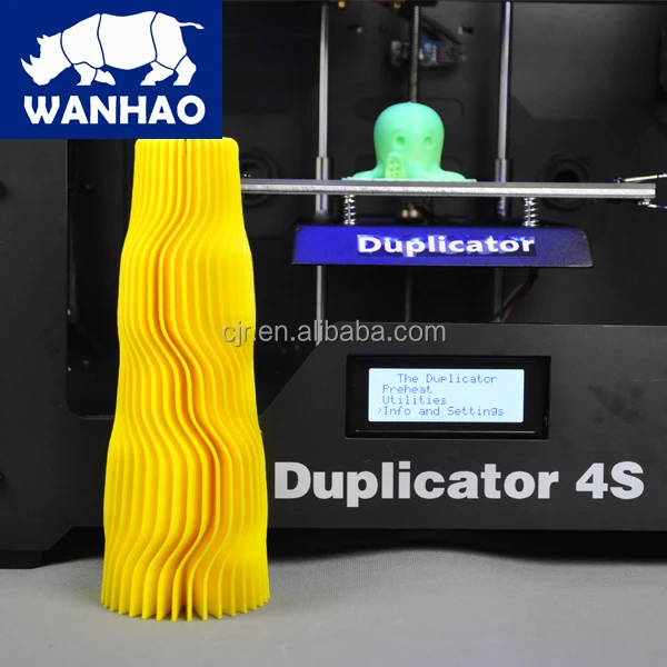 3d Принтер Комплекты wanhao Дубликатор duplo и 4S, черный корпус grand вид сборки 3d принтера в машине два сопла цветов, большой размер 3d принтер