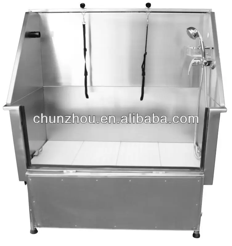 50 Inch 14 gauge stainless steel dog bath tub H-105 for groomer shop and homeuse