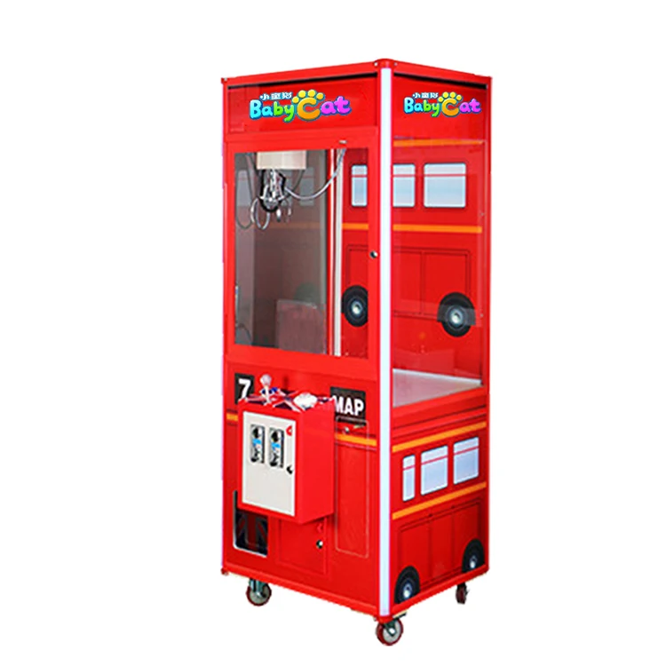 Coin Operated BUS Station Wooden Claw Crane Gift Game Machine|Claw Crane Prize Gift Toy Gift Game MachineManufacturer