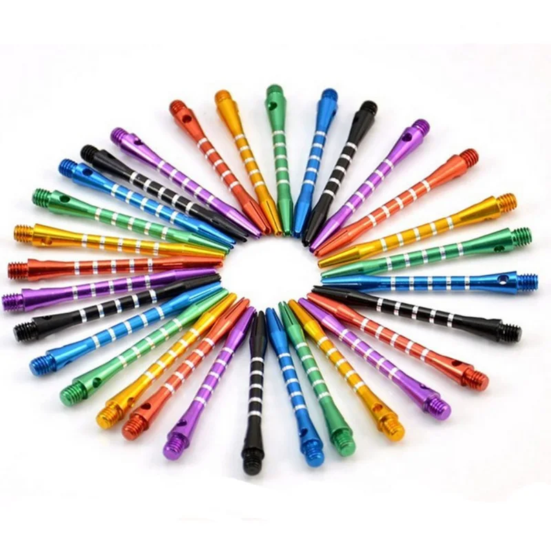 2BA Aluminium Dart Shafts with and Rubber O rings for soft and steel tip darts barrel