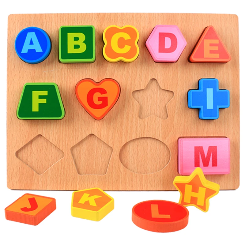 Magnets Magnetic Wooden Math  letter Toy Early Learning Montessori Educational Toys Wooden Maths Toys Counting Stacking Board