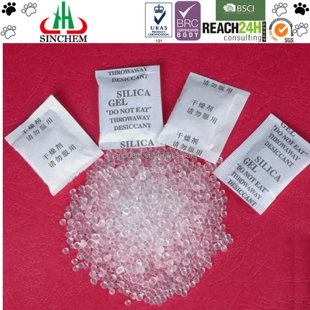 
1g 3g 5g 10g 30g 50g 100g Silica Gel Desiccant Sachet 