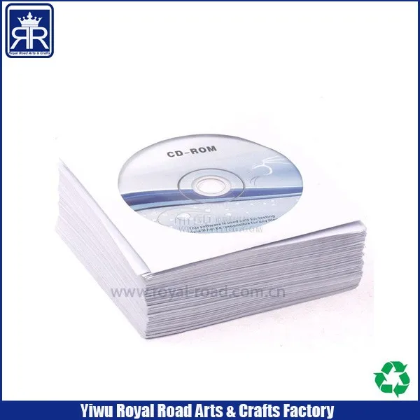 Recycled material Printed full color Single CD Cardboard CD COVER