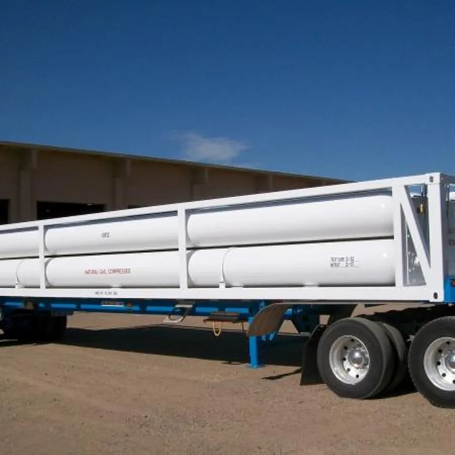 
CNG jumbo tube skid mounted container 6-12 tubes 