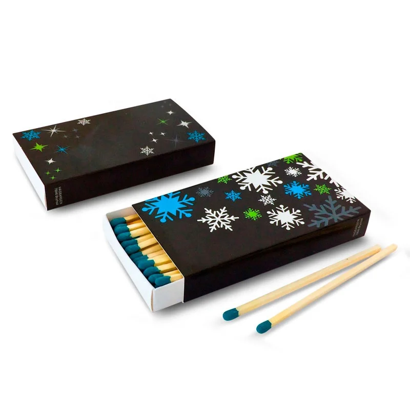 China professional design drawer box matches safety candle matches with colored matchsticks