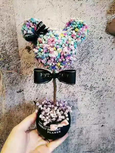 3D Mickey heart panda phenolic resin fresh floral foam in stock