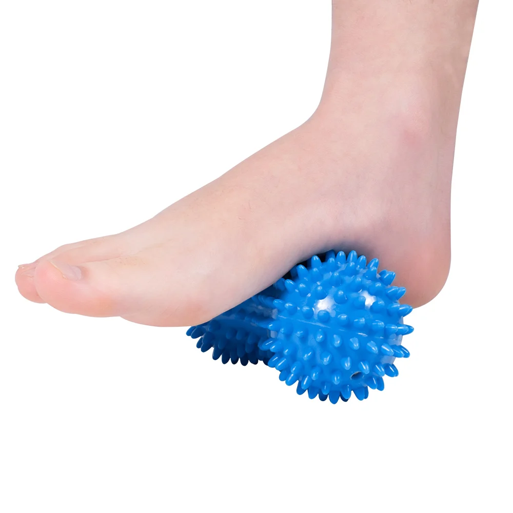 ZRWA28 1 Pieces Foot massager Exercise Lacrosse Balls with Spike Roller for Plantar Fasciitis