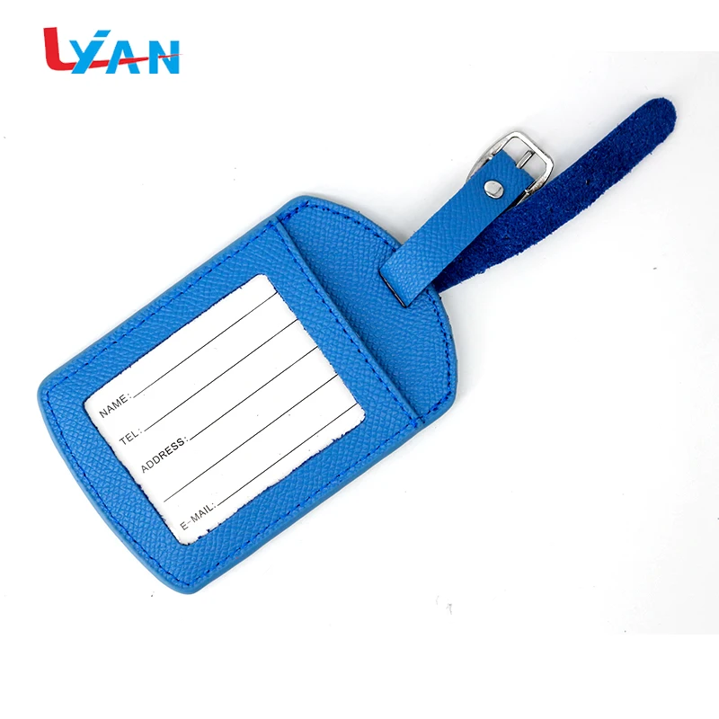 Reliable quality customise leather suitcase photo luggage tag